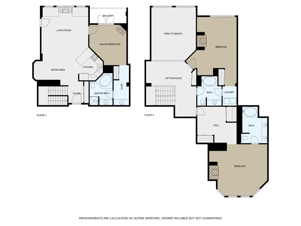 Three-Bedroom Apartment interior